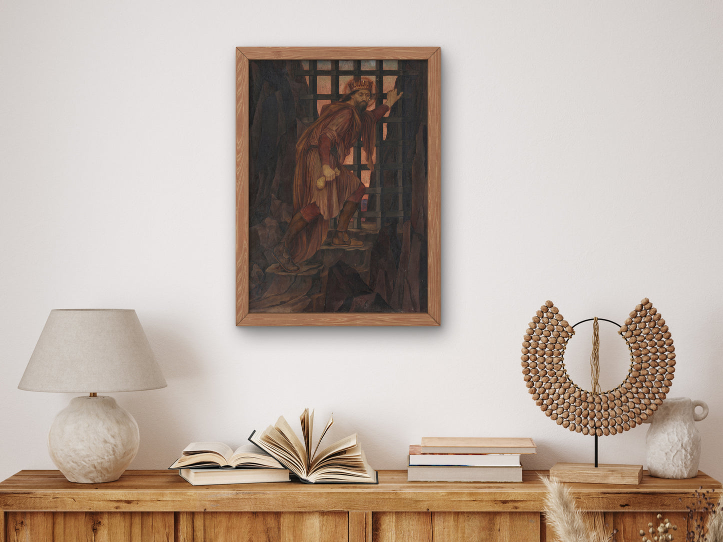 The Barred Gate by Evelyn De Morgan 1914, Wall Art Print, Fine Art Reproduction, Museum Quality Decor, Poster