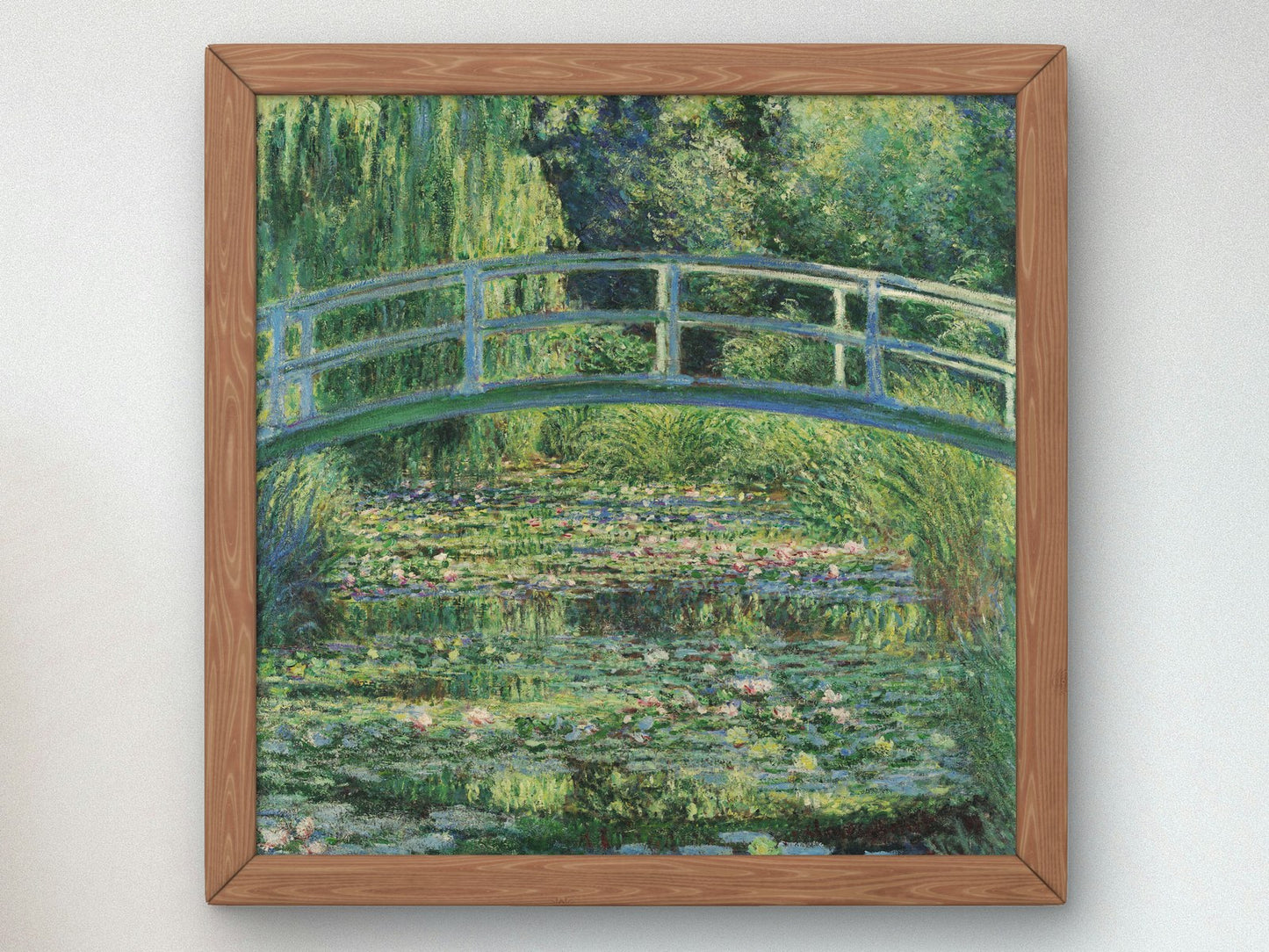 The Water Lily Pond by Claude Monet 1899, Wall Art Print, Fine Art Reproduction, Museum Quality Decor, Poster