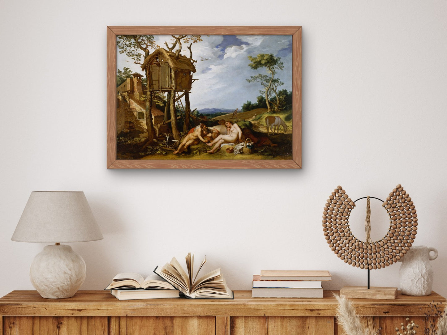 Parable of the Wheat and the Tares by Abraham Bloemaert 1624, Wall Art Print, Fine Art Reproduction, Museum Quality Decor, Poster