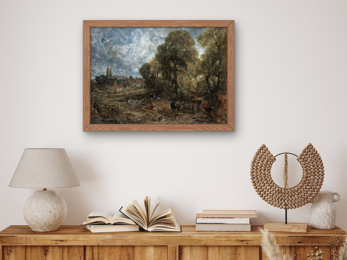 Stoke by Nayland by John Constable 1836, Wall Art Print, Fine Art Reproduction, Museum Quality Decor, Poster