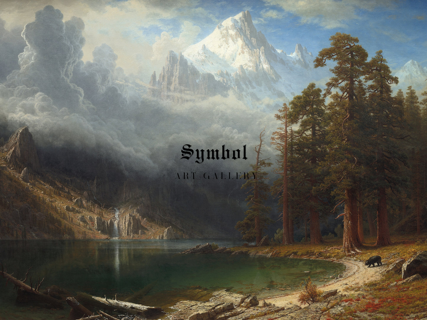 Mount Corcoran by Albert Bierstadt, Wall Art Print, Fine Art Reproduction, Museum Quality Decor, Poster