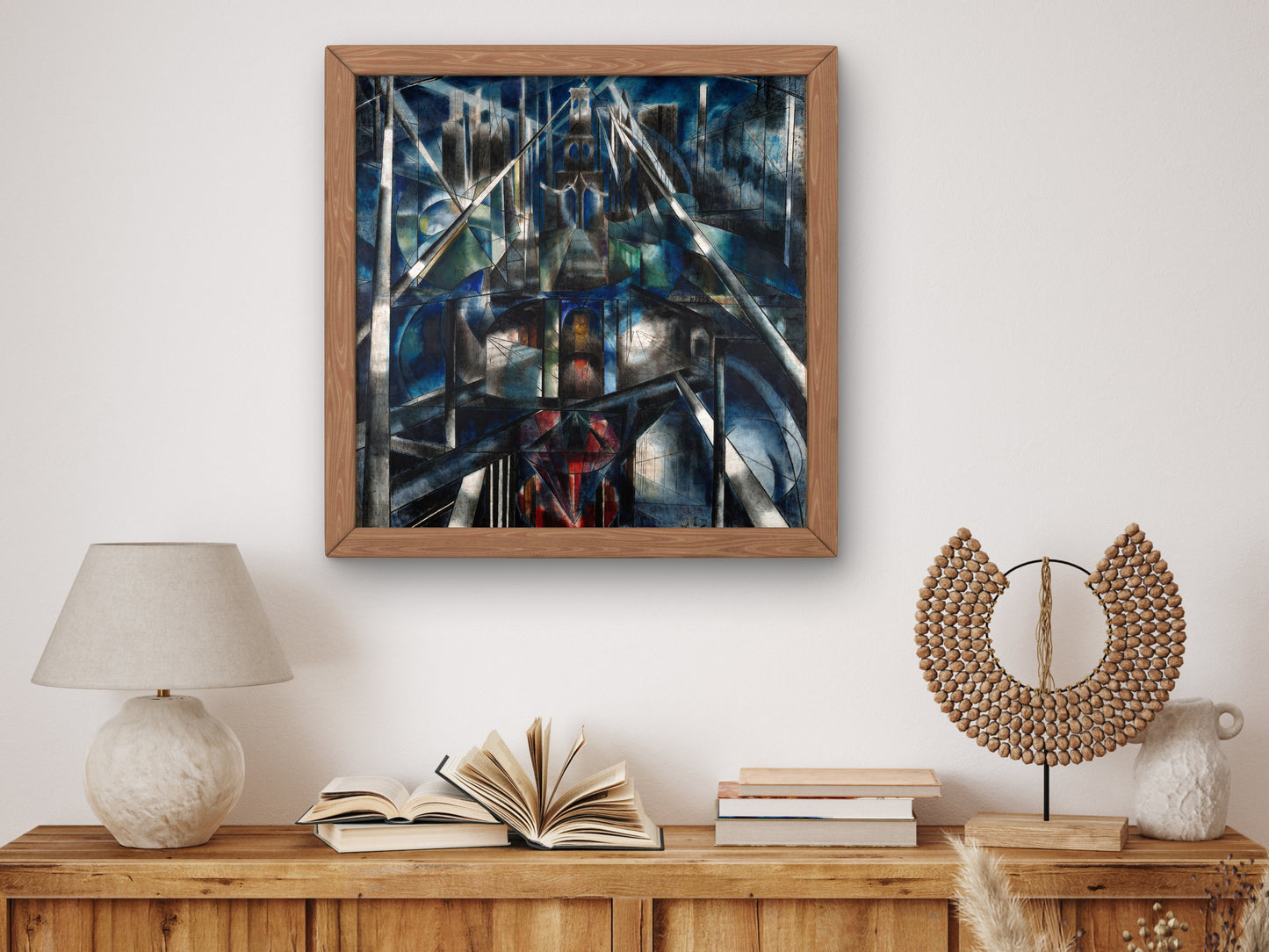 Brooklyn Bridge by Joseph Stella 1919, Wall Art Print, Fine Art Reproduction, Museum Quality Decor, Poster