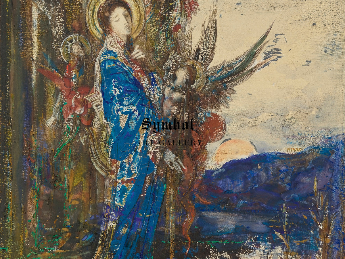 The Trials by Gustave Moreau, Wall Art Print, Fine Art Reproduction, Museum Quality Decor, Poster