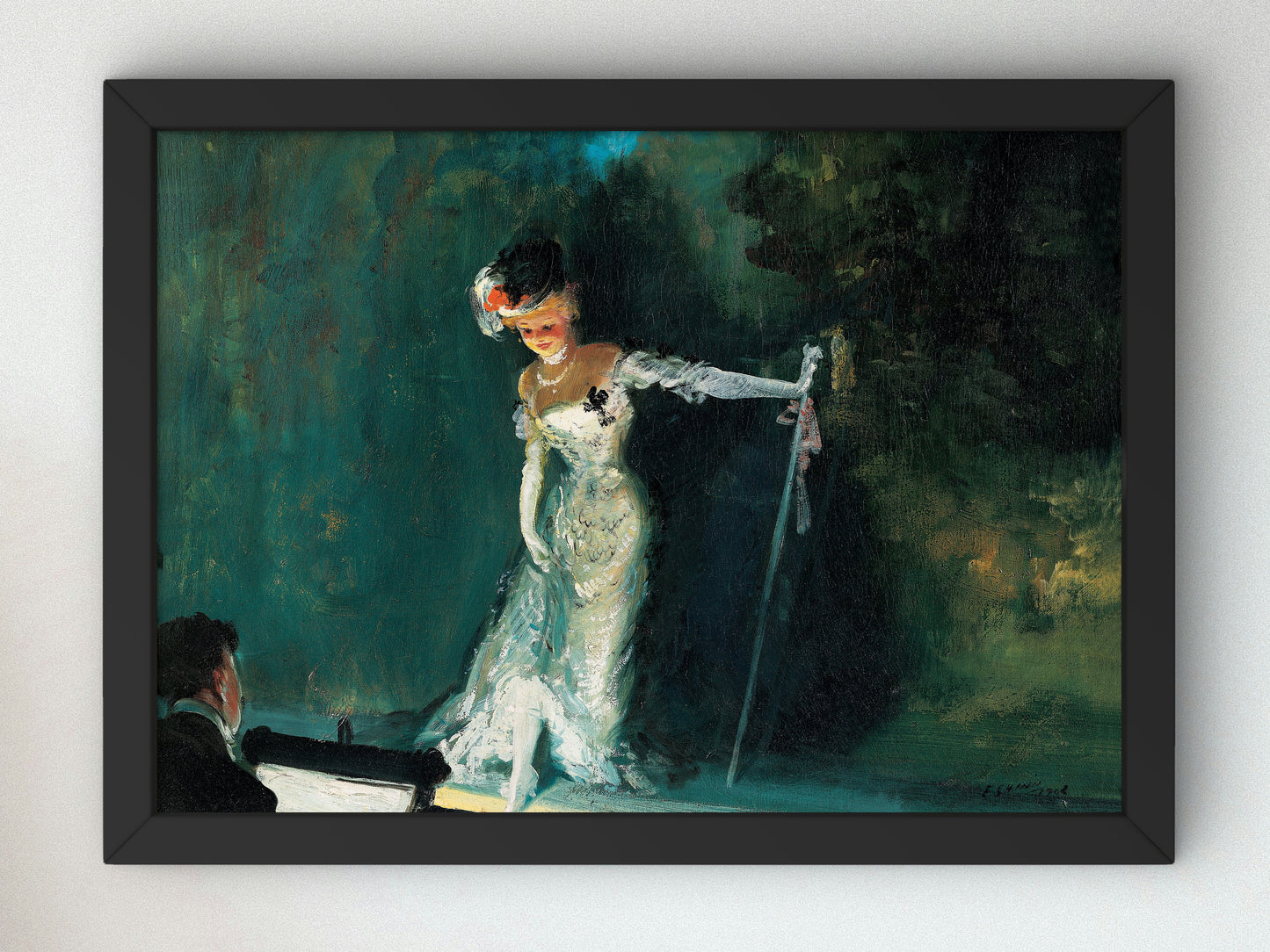 Revue by Everett Shinn 1908, Wall Art Print, Fine Art Reproduction, Museum Quality Decor, Poster