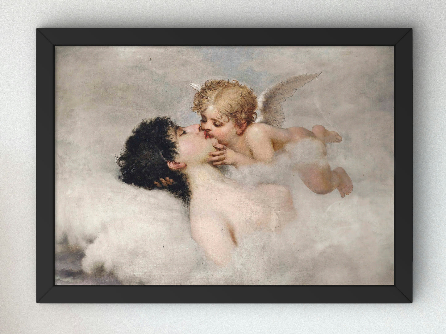 An Allegory of Love by William Adolphe Bouguereau, Wall Art Print, Fine Art Reproduction, Museum Quality Decor, Poster
