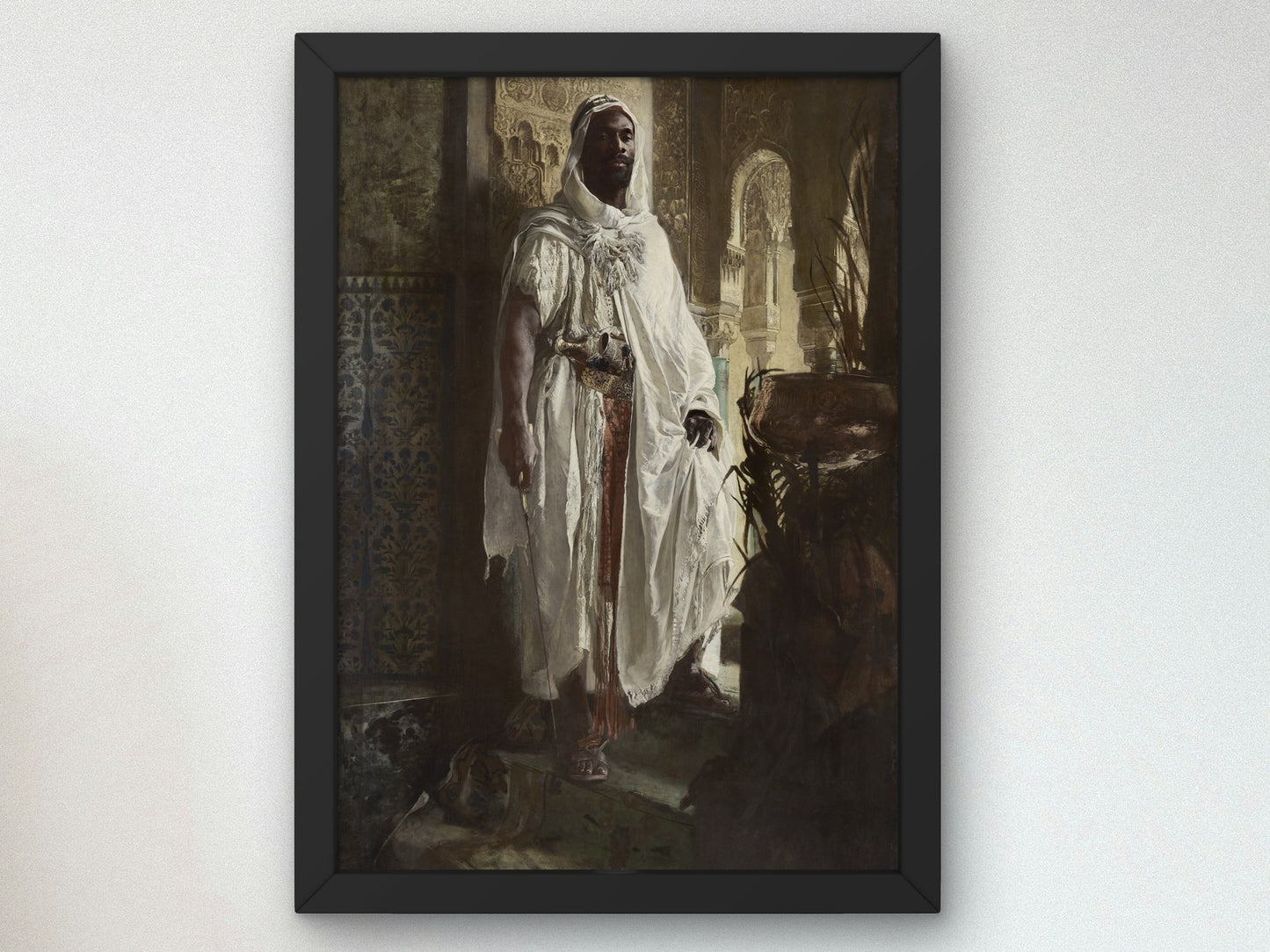 The Moorish Chief by Eduard Charlemont 1878, Wall Art Print, Fine Art Reproduction, Museum Quality Decor, Poster
