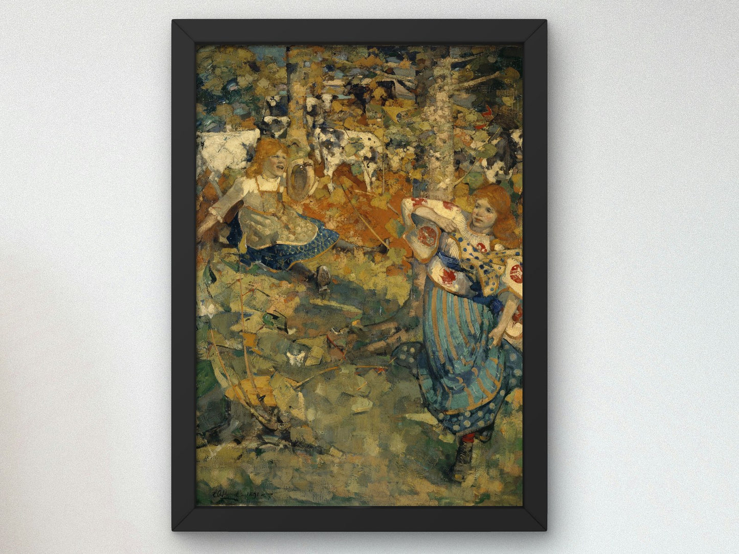 Summer by Edward Atkinson Hornel 1891, Wall Art Print, Fine Art Reproduction, Museum Quality Decor, Poster