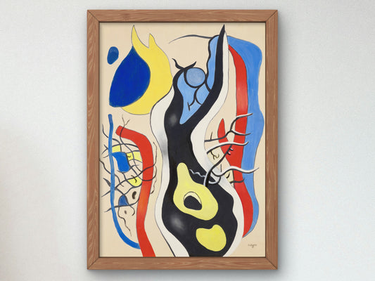 Root by Fernand Léger 1937, Wall Art Print, Fine Art Reproduction, Museum Quality Decor, Poster