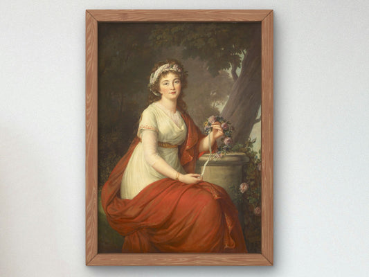 Princess Youssoupoff by Élisabeth Vigée Le Brun 1797, Wall Art Print, Fine Art Reproduction, Museum Quality Decor, Poster