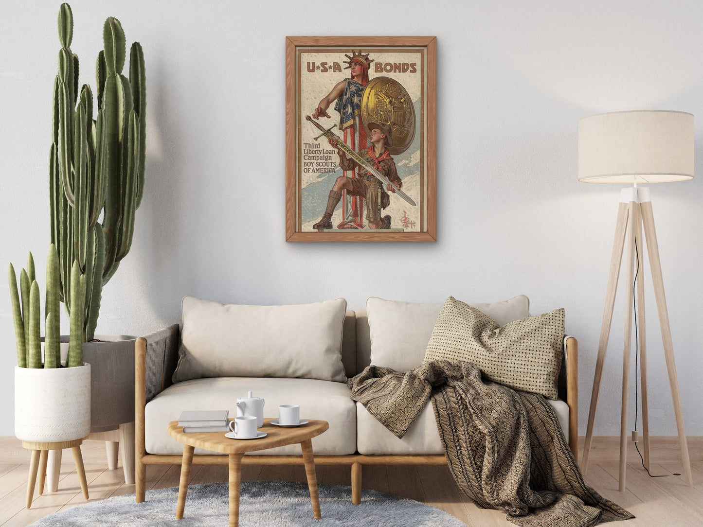 Weapons for Liberty by Joseph Christian Leyendecker 1918, Wall Art Print, Fine Art Reproduction, Museum Quality Decor, Poster