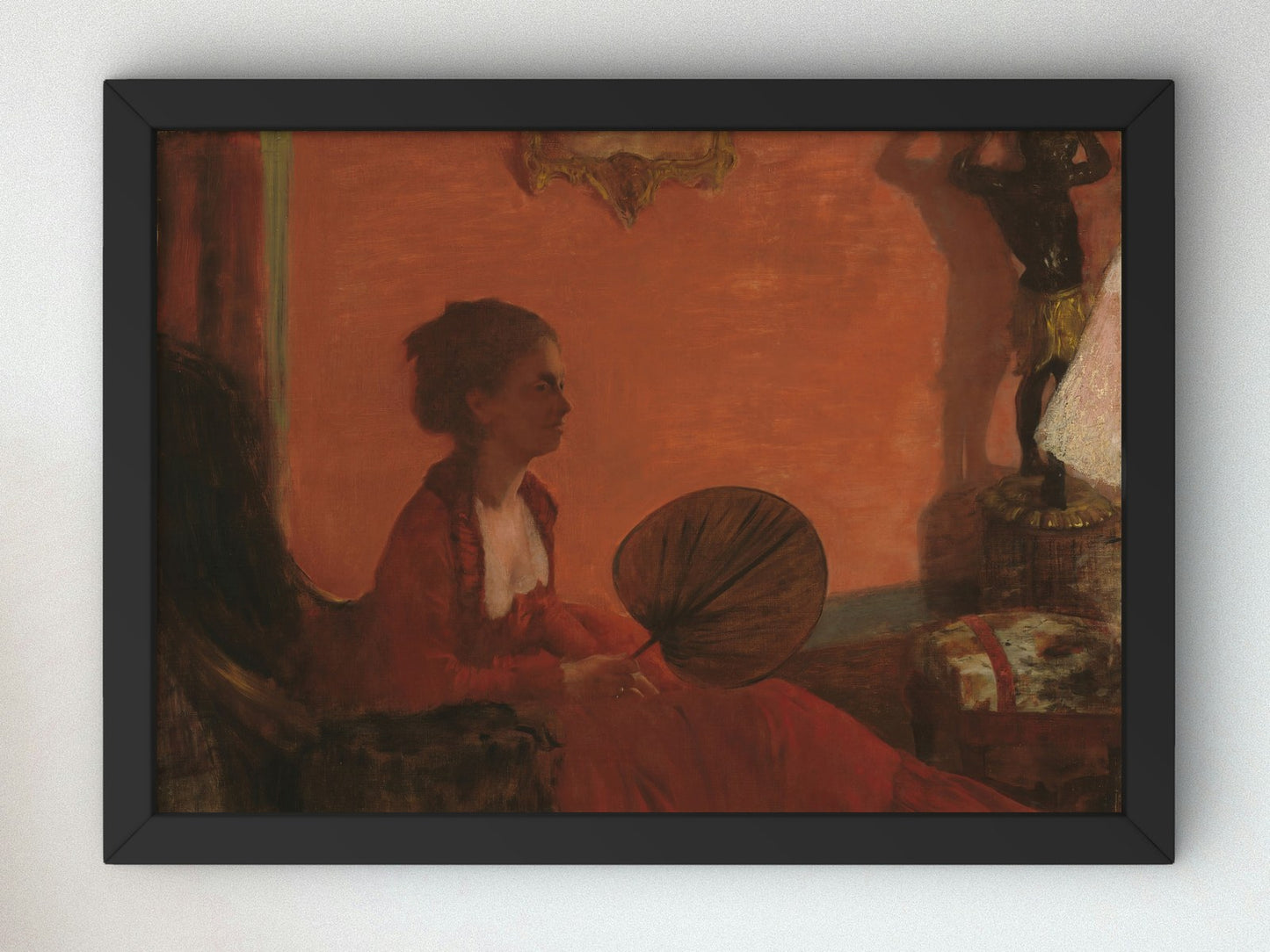 Madame Camus by Edgar Degas 1869, Wall Art Print, Fine Art Reproduction, Museum Quality Decor, Poster
