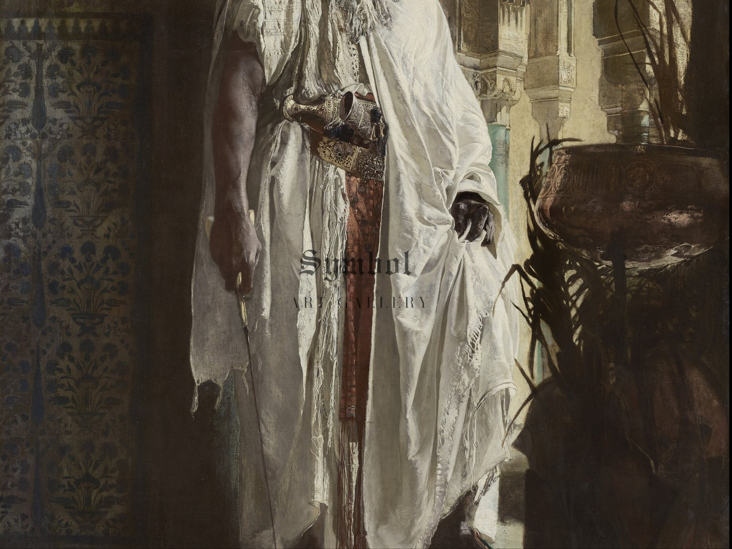 The Moorish Chief by Eduard Charlemont 1878, Wall Art Print, Fine Art Reproduction, Museum Quality Decor, Poster