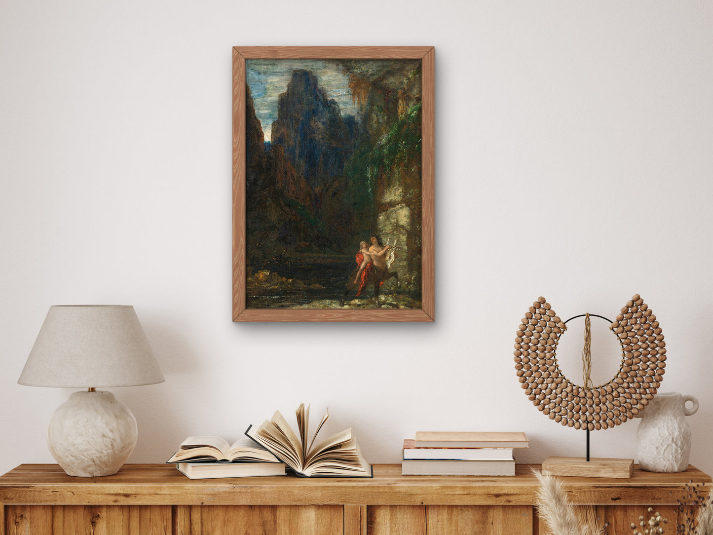 The Education of Achilles by Gustave Moreau 1884, Wall Art Print, Fine Art Reproduction, Museum Quality Decor, Poster