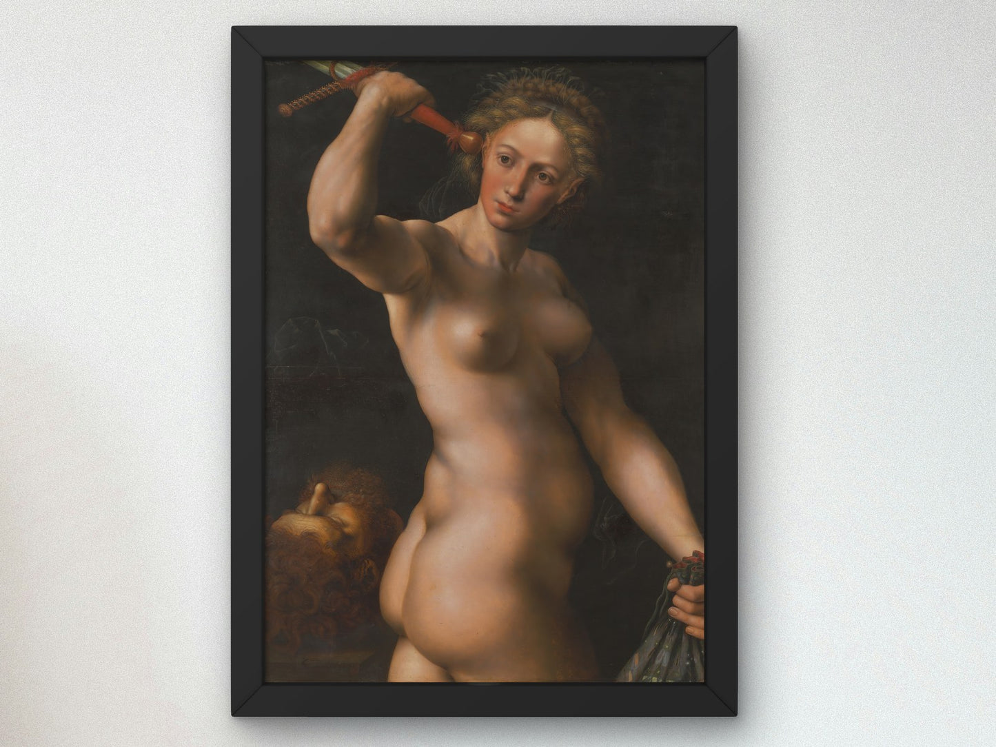 Judith by Jan Sanders van Hemessen 1540, Wall Art Print, Fine Art Reproduction, Museum Quality Decor, Poster
