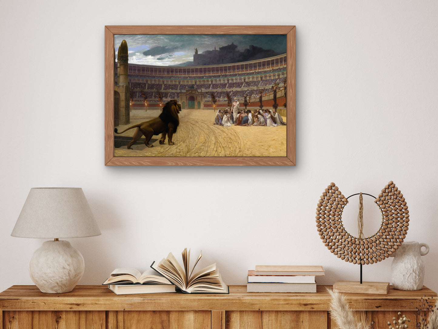 The Christian Martyrs' Last Prayer by Jean Léon Gérôme 1863, Wall Art Print, Fine Art Reproduction, Museum Quality Decor, Poster