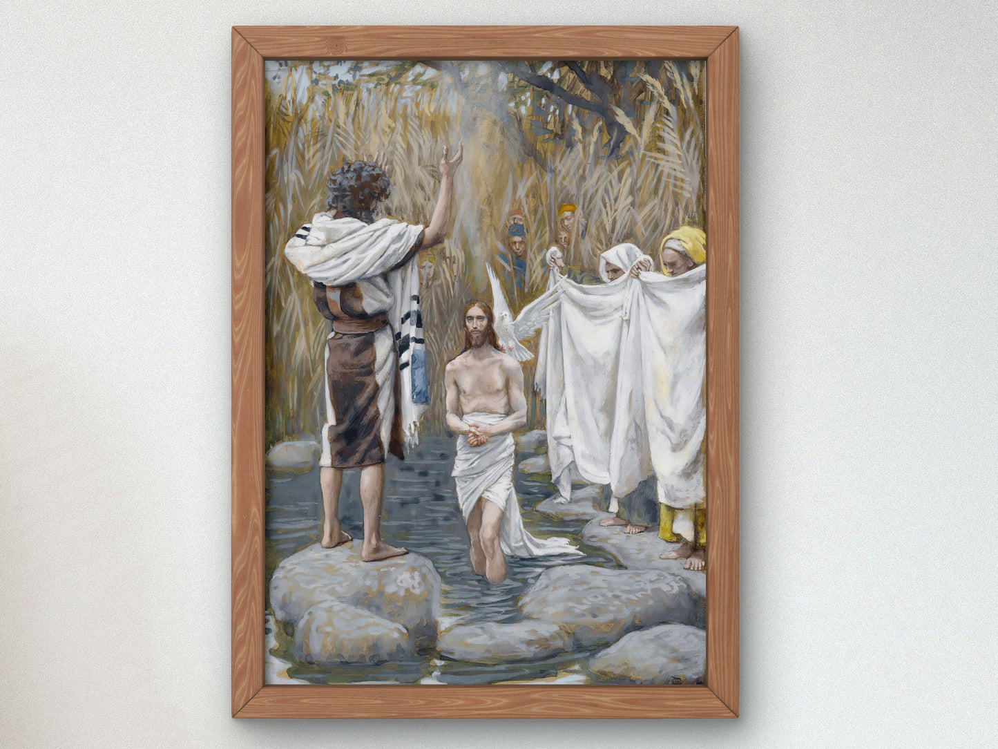 The Baptism of Jesus by James Tissot 1886, Wall Art Print, Fine Art Reproduction, Museum Quality Decor, Poster