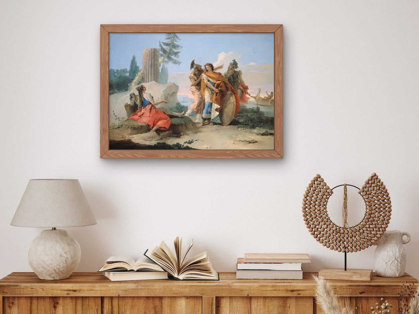 Armida Abandoned by Rinaldo by Giovanni Battista Tiepolo 1742, Wall Art Print, Fine Art Reproduction, Museum Quality Decor, Poster
