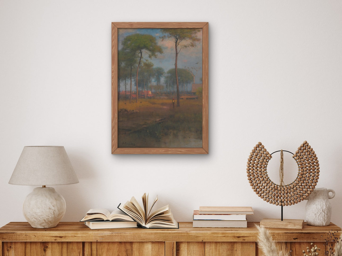 Early Morning Tarpon Springs by George Inness 1892, Wall Art Print, Fine Art Reproduction, Museum Quality Decor, Poster
