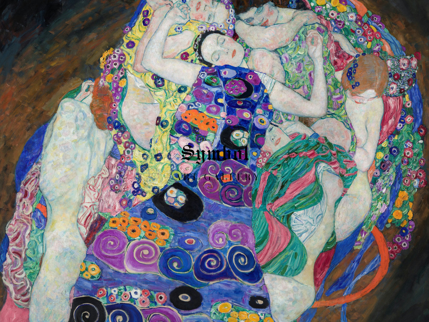 The Maiden by Gustav Klimt 1913, Wall Art Print, Fine Art Reproduction, Museum Quality Decor, Poster