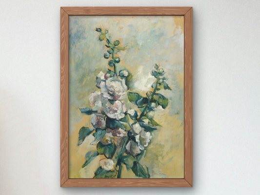 Flowers by Elena Popea, Wall Art Print, Fine Art Reproduction, Museum Quality Decor, Poster