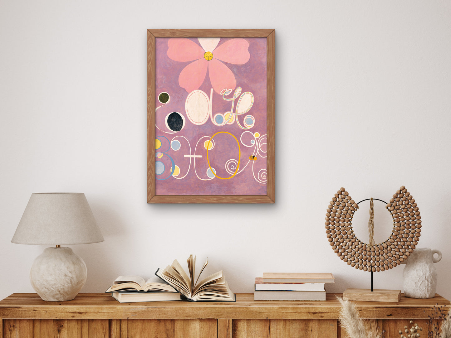 The Ten Largest No 5 Adulthood by Hilma af Klint 1907, Wall Art Print, Fine Art Reproduction, Museum Quality Decor, Poster
