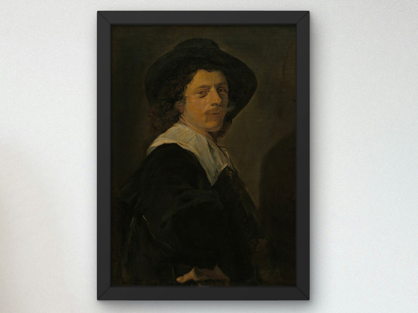 Portrait of an Artist by Frans Hals 1644, Wall Art Print, Fine Art Reproduction, Museum Quality Decor, Poster