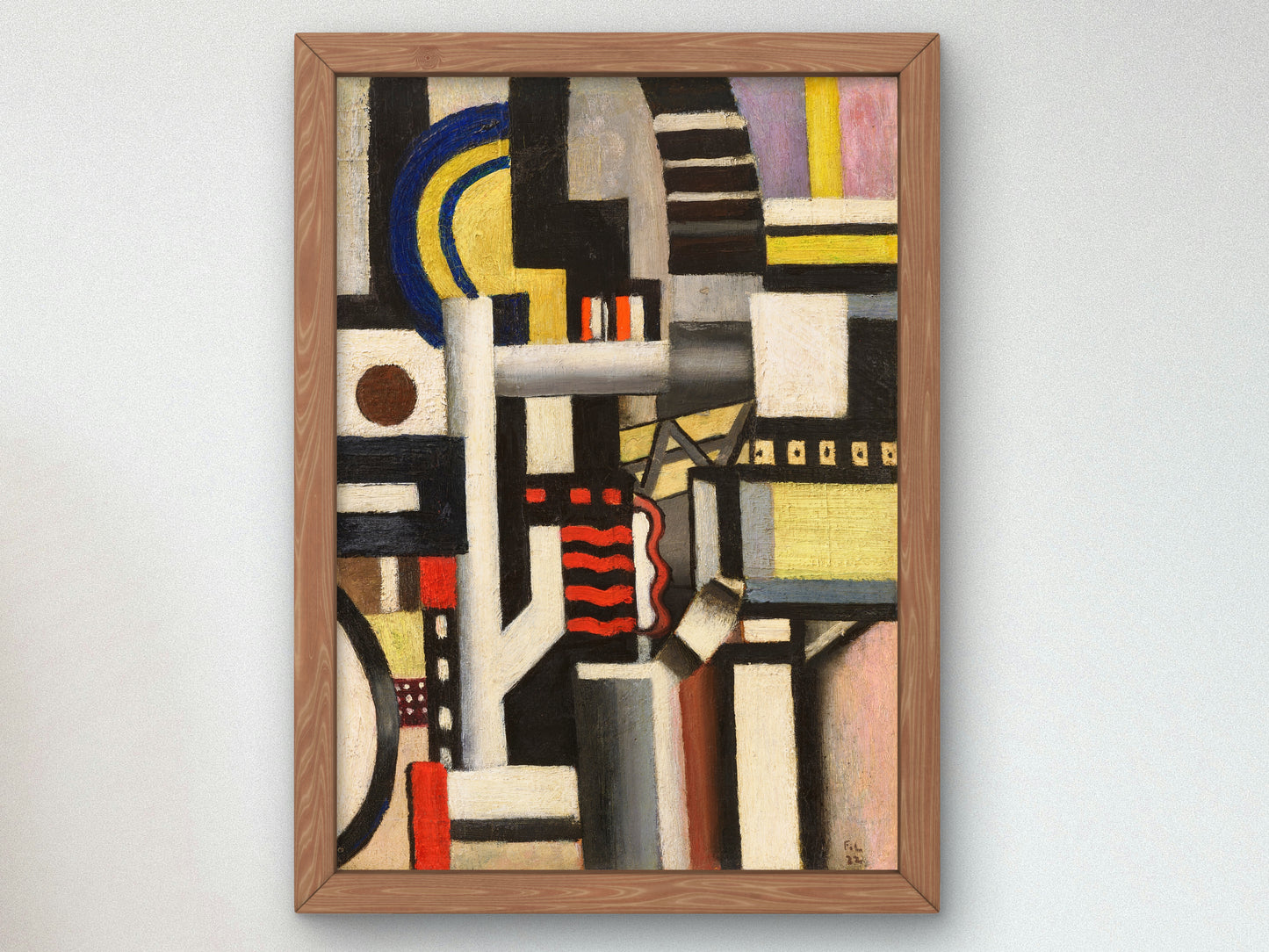 Mechanical Elements by Fernand Léger 1922, Wall Art Print, Fine Art Reproduction, Museum Quality Decor, Poster