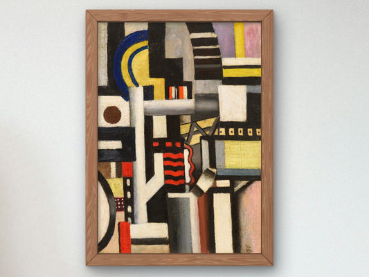 Mechanical Elements by Fernand Léger 1922, Wall Art Print, Fine Art Reproduction, Museum Quality Decor, Poster