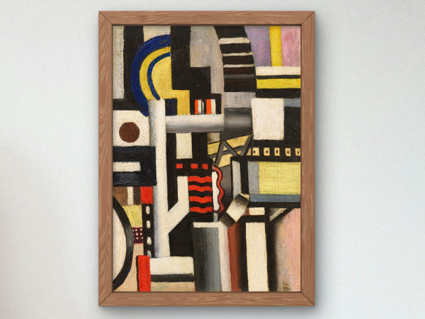Mechanical Elements by Fernand Léger 1922, Wall Art Print, Fine Art Reproduction, Museum Quality Decor, Poster