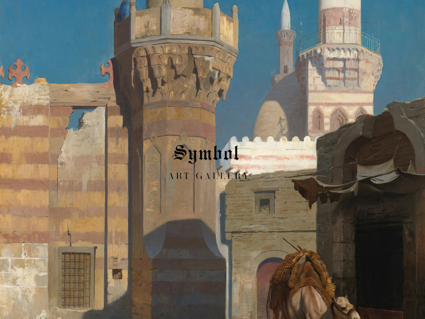 A Hot Day in Cairo by Jean Léon Gérôme 1869, Wall Art Print, Fine Art Reproduction, Museum Quality Decor, Poster