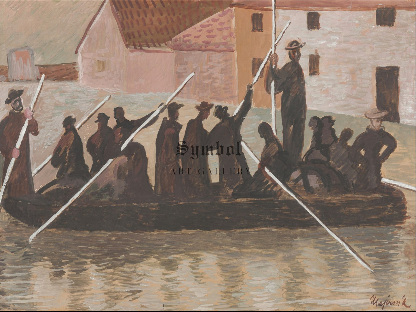 Flood by Cyprian Majerník, Wall Art Print, Fine Art Reproduction, Museum Quality Decor, Poster