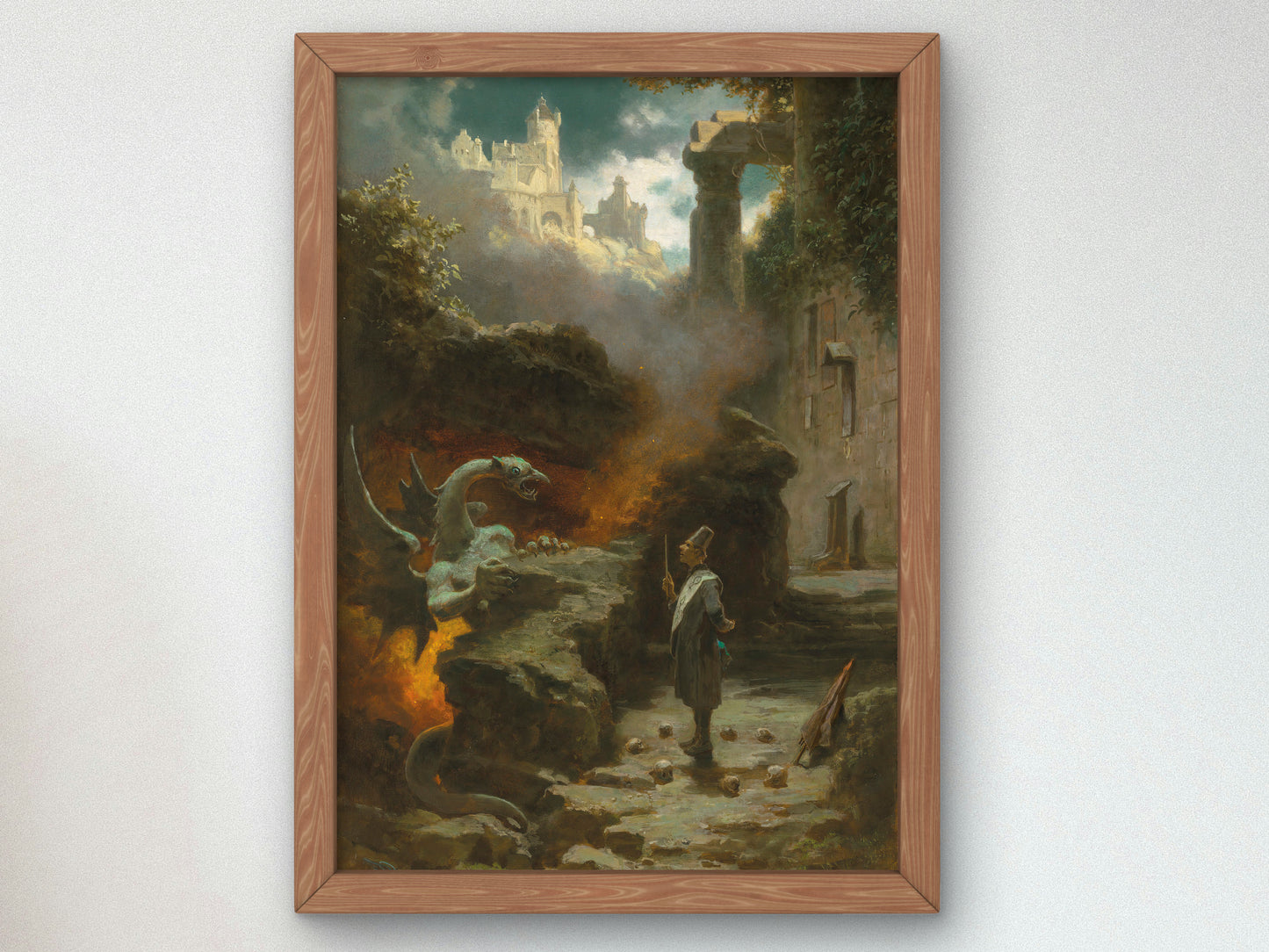The Sorcerer by Carl Spitzweg 1875, Wall Art Print, Fine Art Reproduction, Museum Quality Decor, Poster