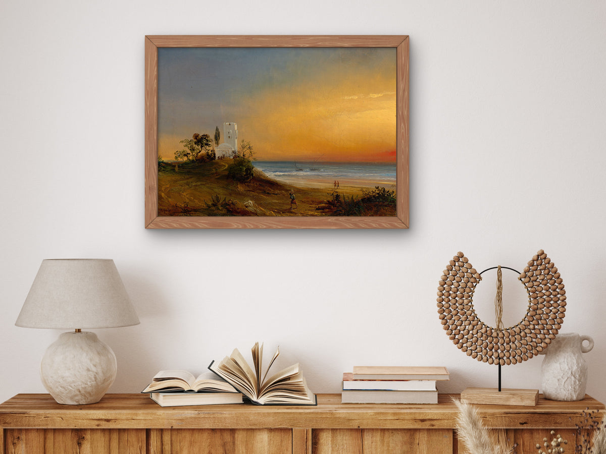 Light Effect in the Heart of a Storm at Sea by Théodore Gudin, Wall Art Print, Fine Art Reproduction, Museum Quality Decor, Poster