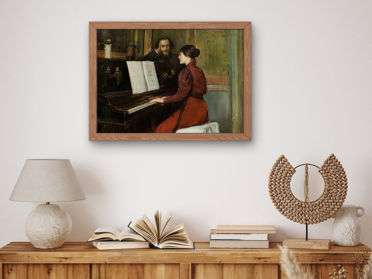 A Romance by Santiago Rusiñol 1894, Wall Art Print, Fine Art Reproduction, Museum Quality Decor, Poster