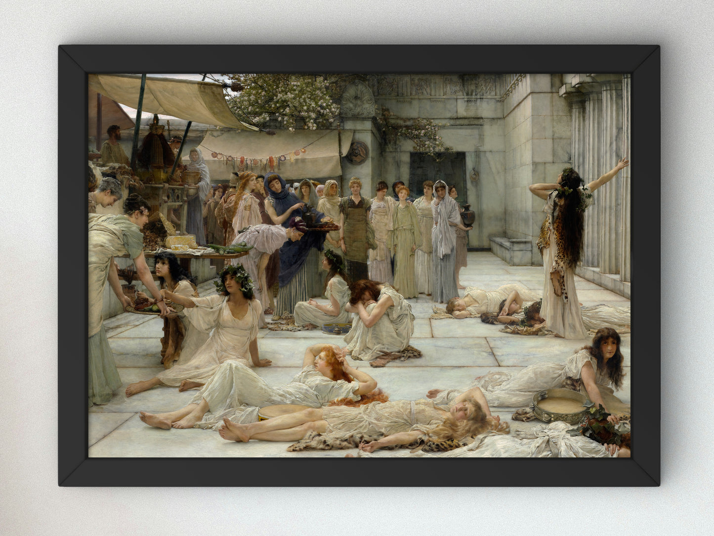 The Women of Amphissa by Lawrence Alma Tadema 1887, Wall Art Print, Fine Art Reproduction, Museum Quality Decor, Poster