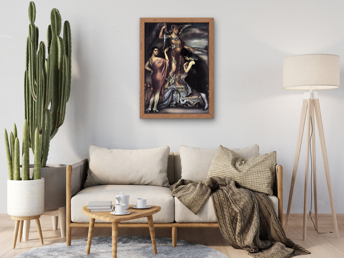 Archangel Saint Raphael by Julio Romero de Torres 1925, Wall Art Print, Fine Art Reproduction, Museum Quality Decor, Poster
