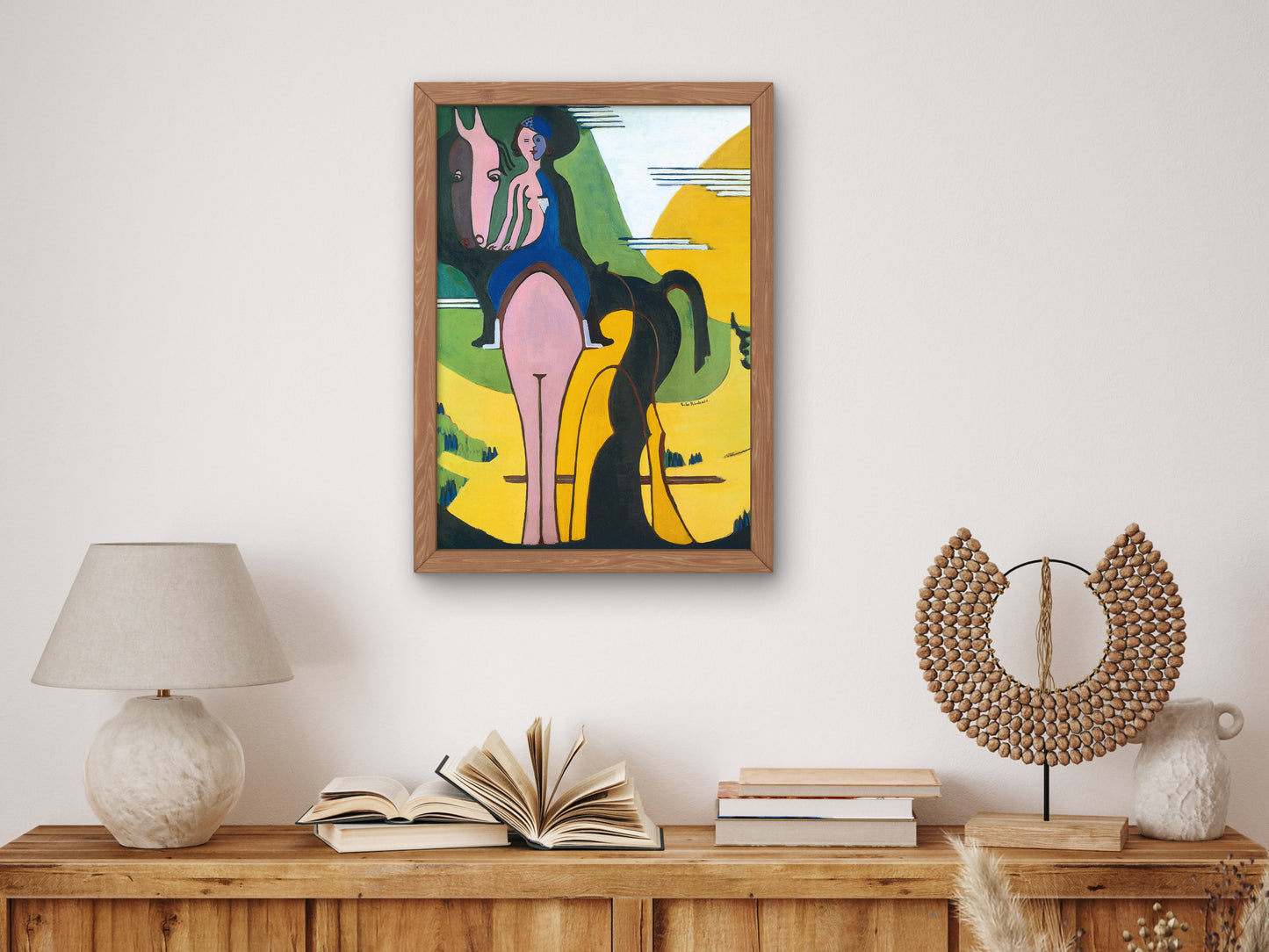 Female Rider by Ernst Ludwig Kirchner 1931, Wall Art Print, Fine Art Reproduction, Museum Quality Decor, Poster