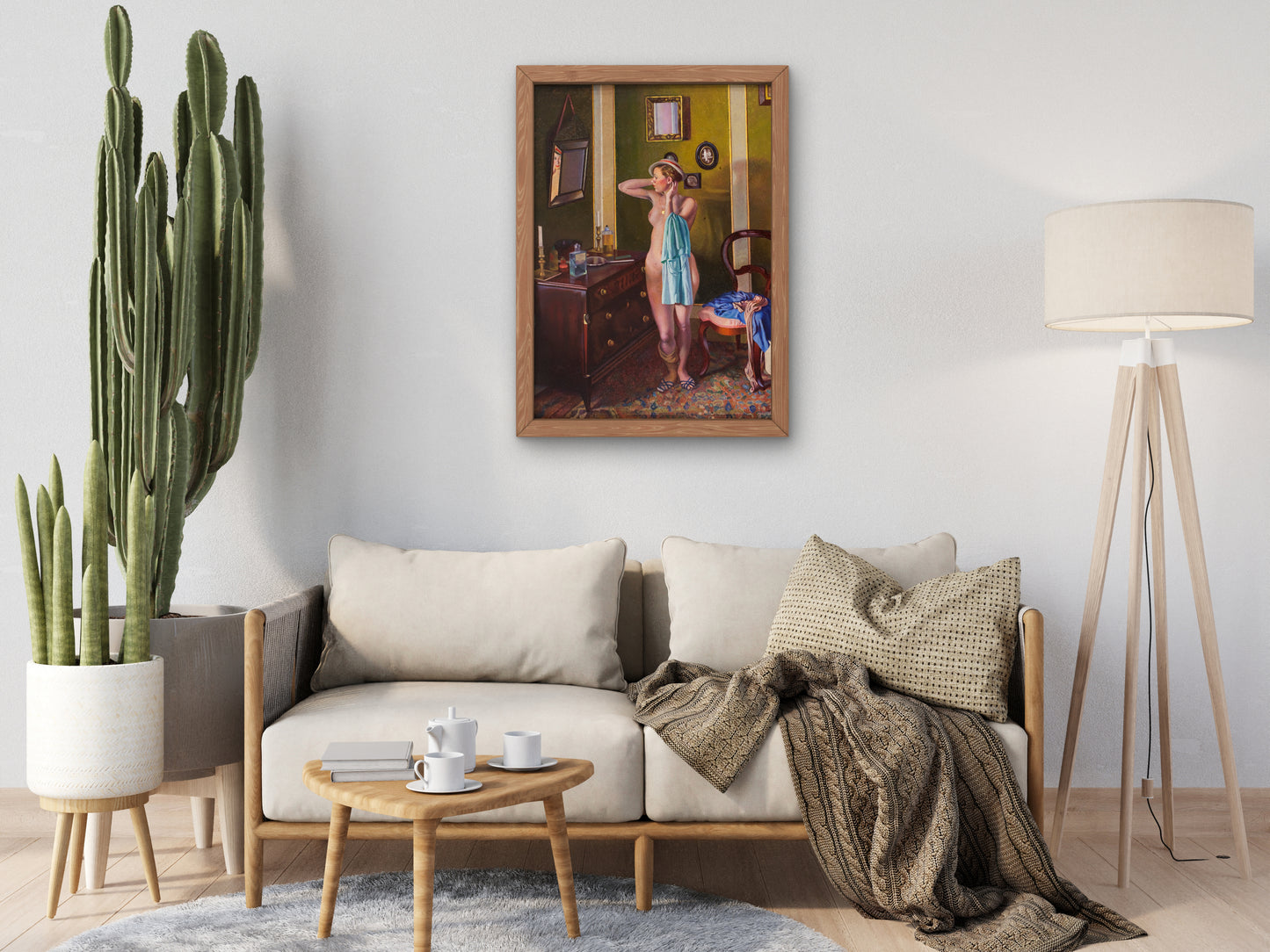 The New Hat by Feliu Elias Apa 1935, Wall Art Print, Fine Art Reproduction, Museum Quality Decor, Poster