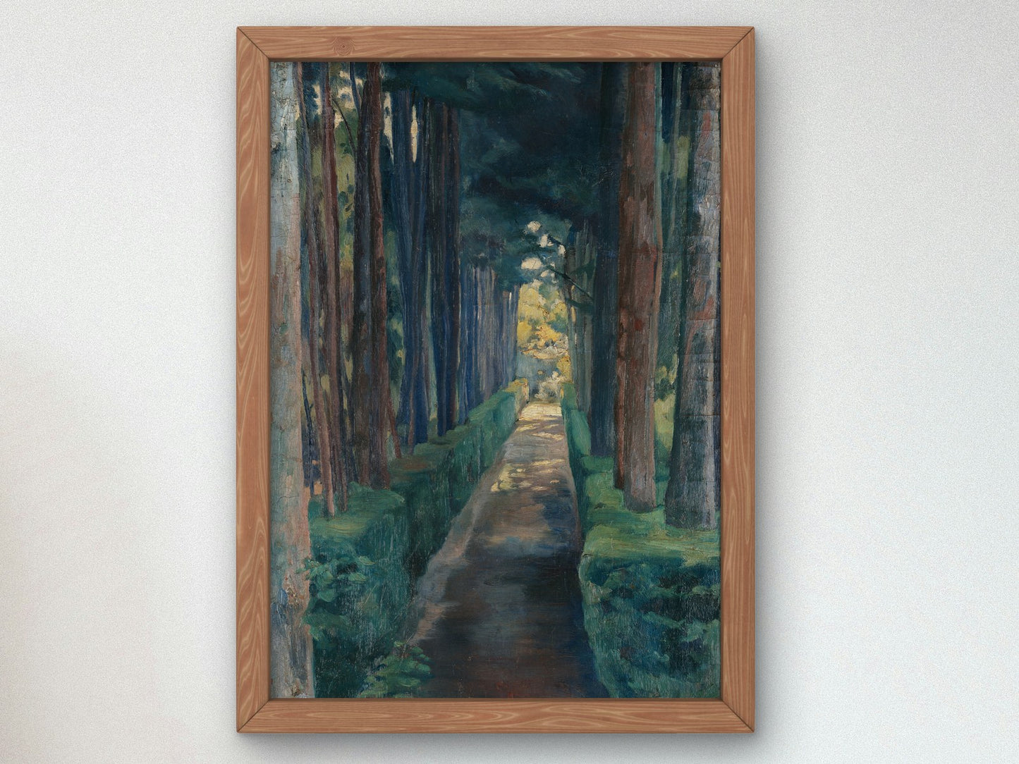 Paseo de los Melancolicos by Diego Rivera 1904, Wall Art Print, Fine Art Reproduction, Museum Quality Decor, Poster