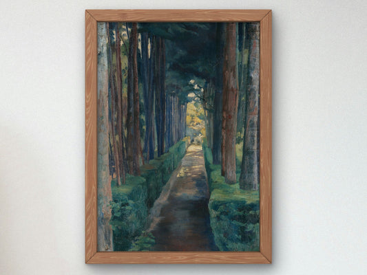 Paseo de los Melancolicos by Diego Rivera 1904, Wall Art Print, Fine Art Reproduction, Museum Quality Decor, Poster