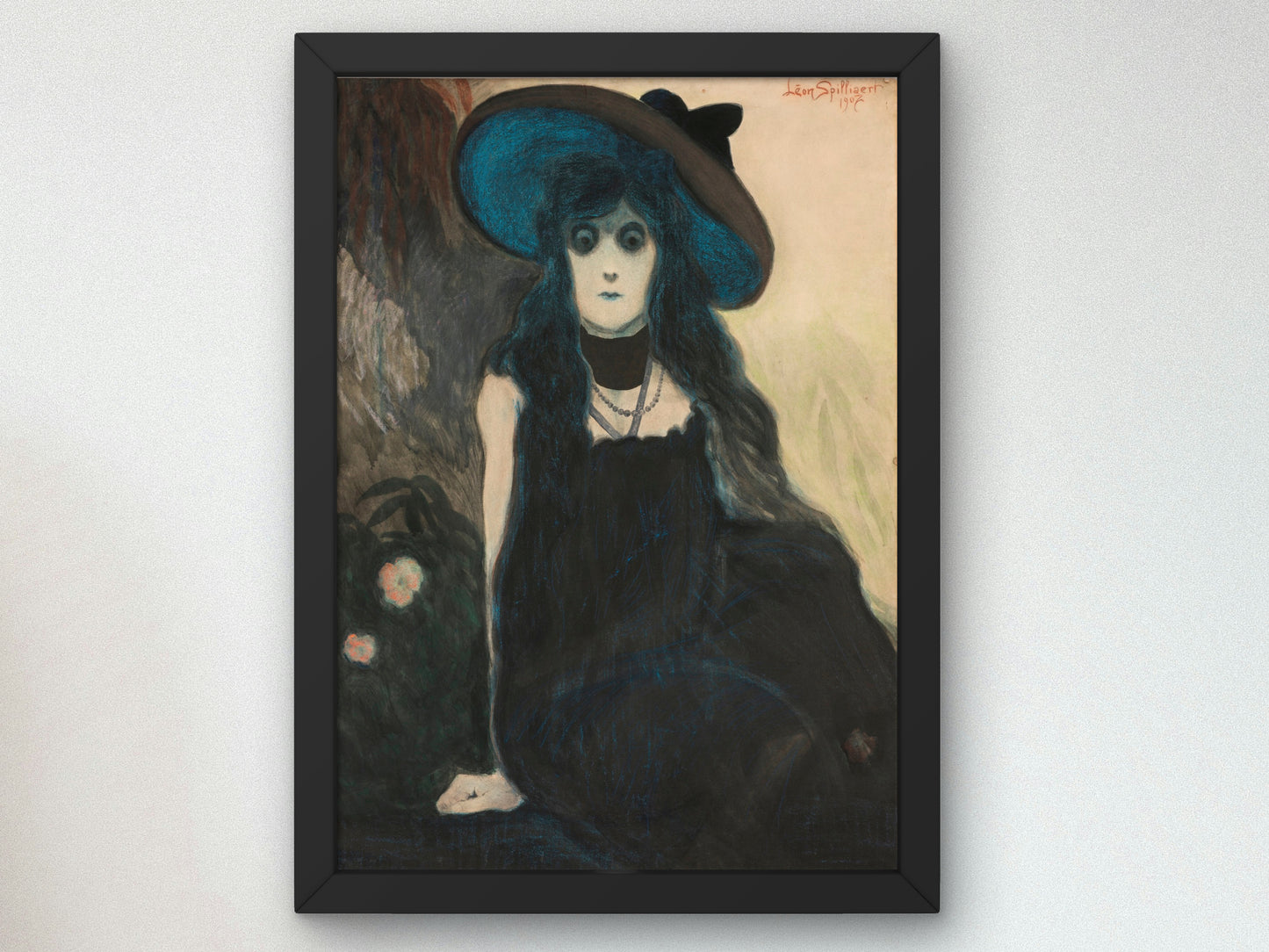 The Absinth Drinker by Léon Spilliaert 1907, Wall Art Print, Fine Art Reproduction, Museum Quality Decor, Poster