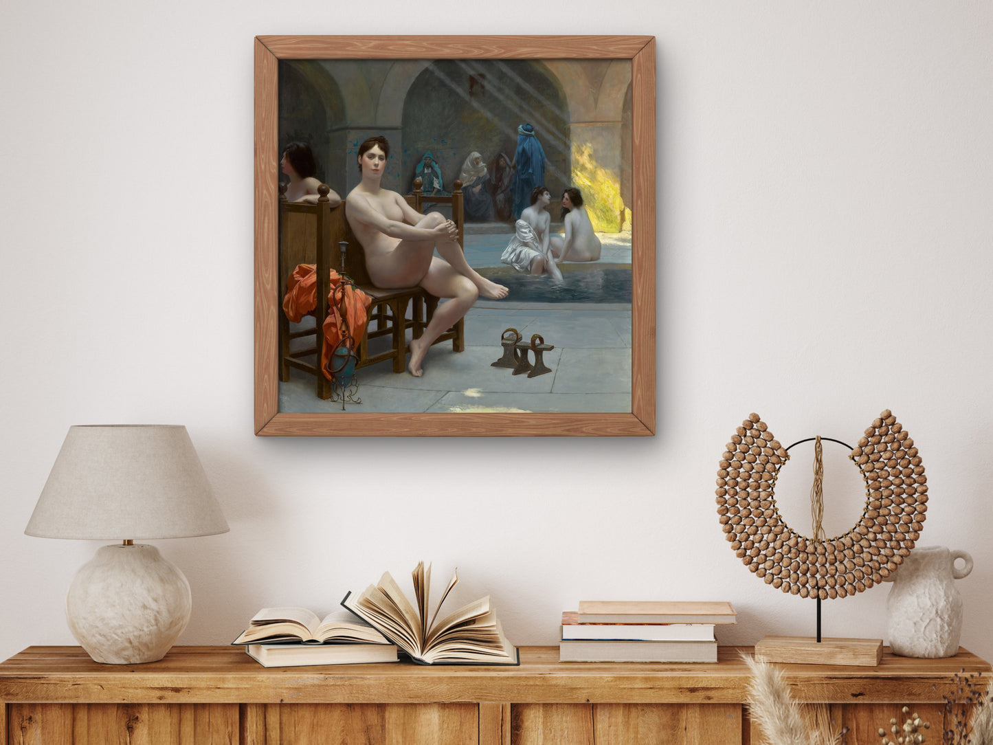 The Women's Bath by Jean Léon Gérôme 1880, Wall Art Print, Fine Art Reproduction, Museum Quality Decor, Poster