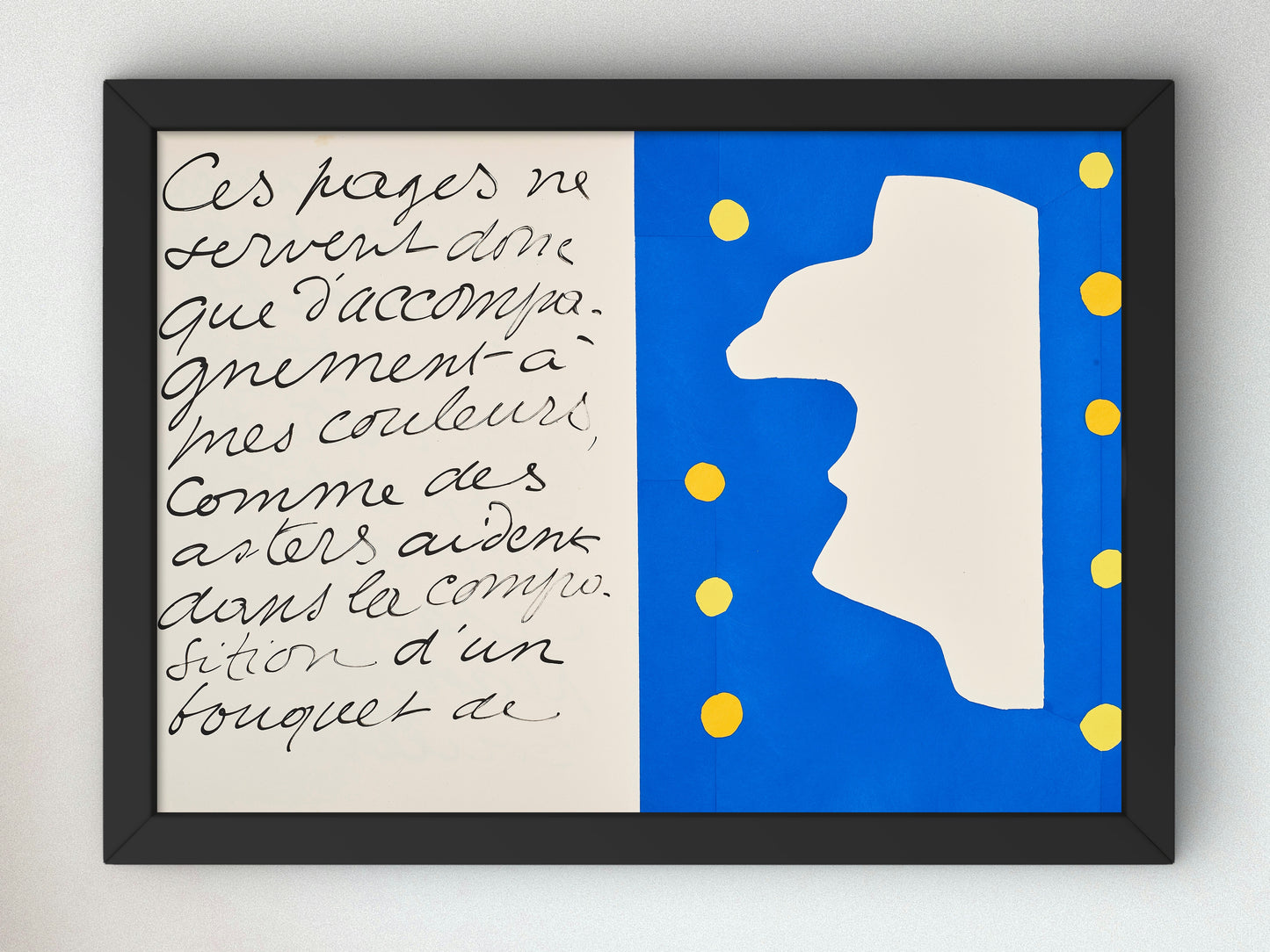 Monsieur Loyal by Henri Matisse 1947, Wall Art Print, Fine Art Reproduction, Museum Quality Decor, Poster