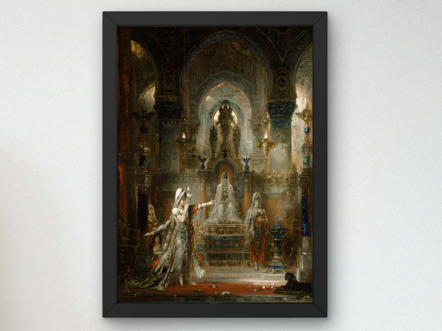 Salomé Dancing before Herod by Gustave Moreau 1876, Wall Art Print, Fine Art Reproduction, Museum Quality Decor, Poster