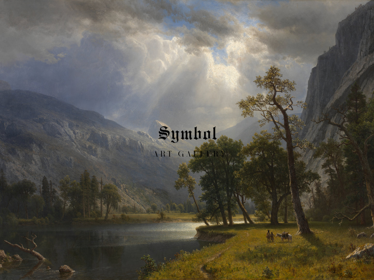 Mount Starr King, Yosemite by Albert Bierstadt 1866, Wall Art Print, Fine Art Reproduction, Museum Quality Decor, Poster
