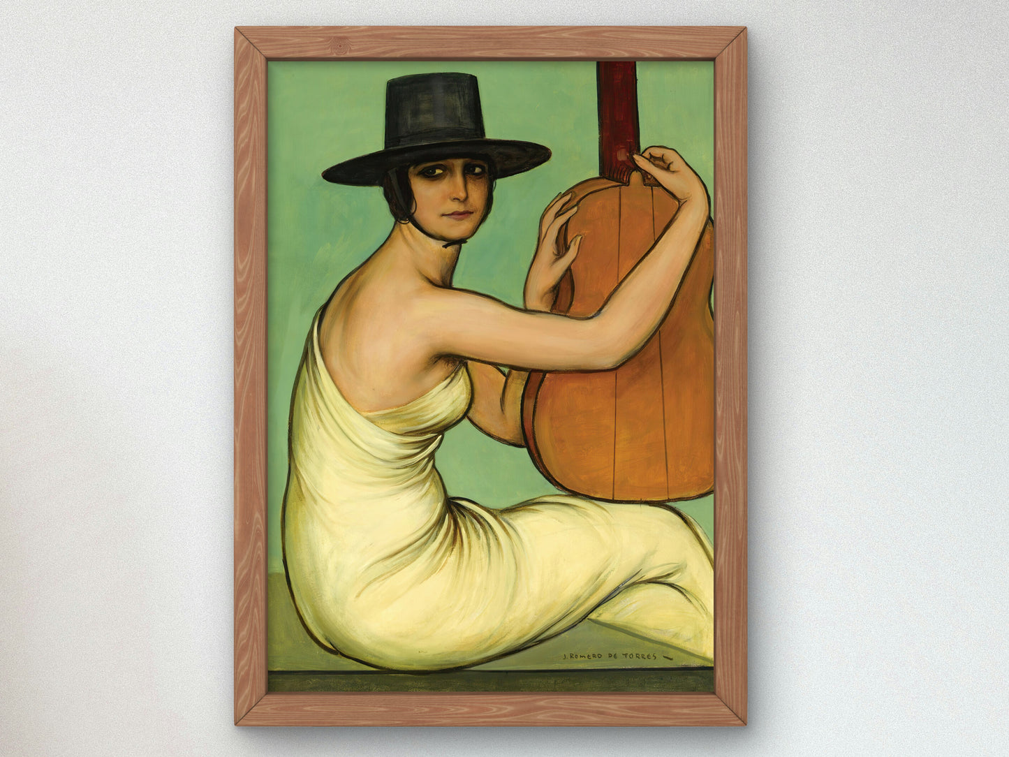 Dora the Cordoban by Julio Romero de Torres, Wall Art Print, Fine Art Reproduction, Museum Quality Decor, Poster