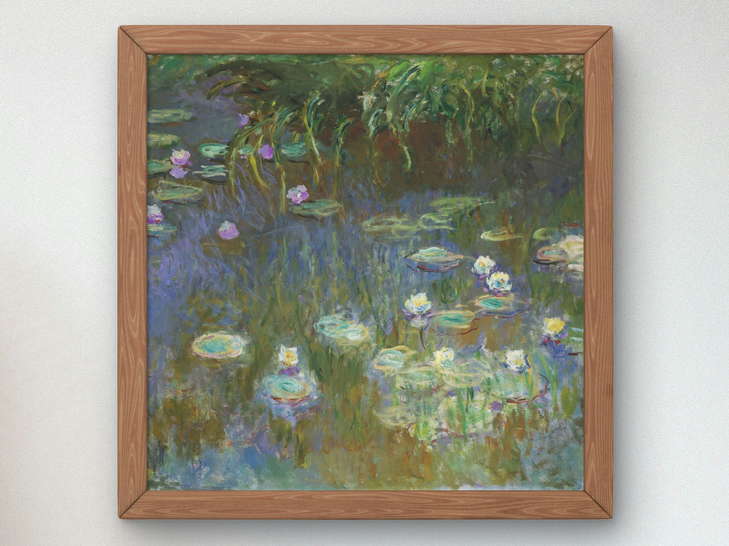 Water Lilies by Claude Monet 1922, Wall Art Print, Fine Art Reproduction, Museum Quality Decor, Poster