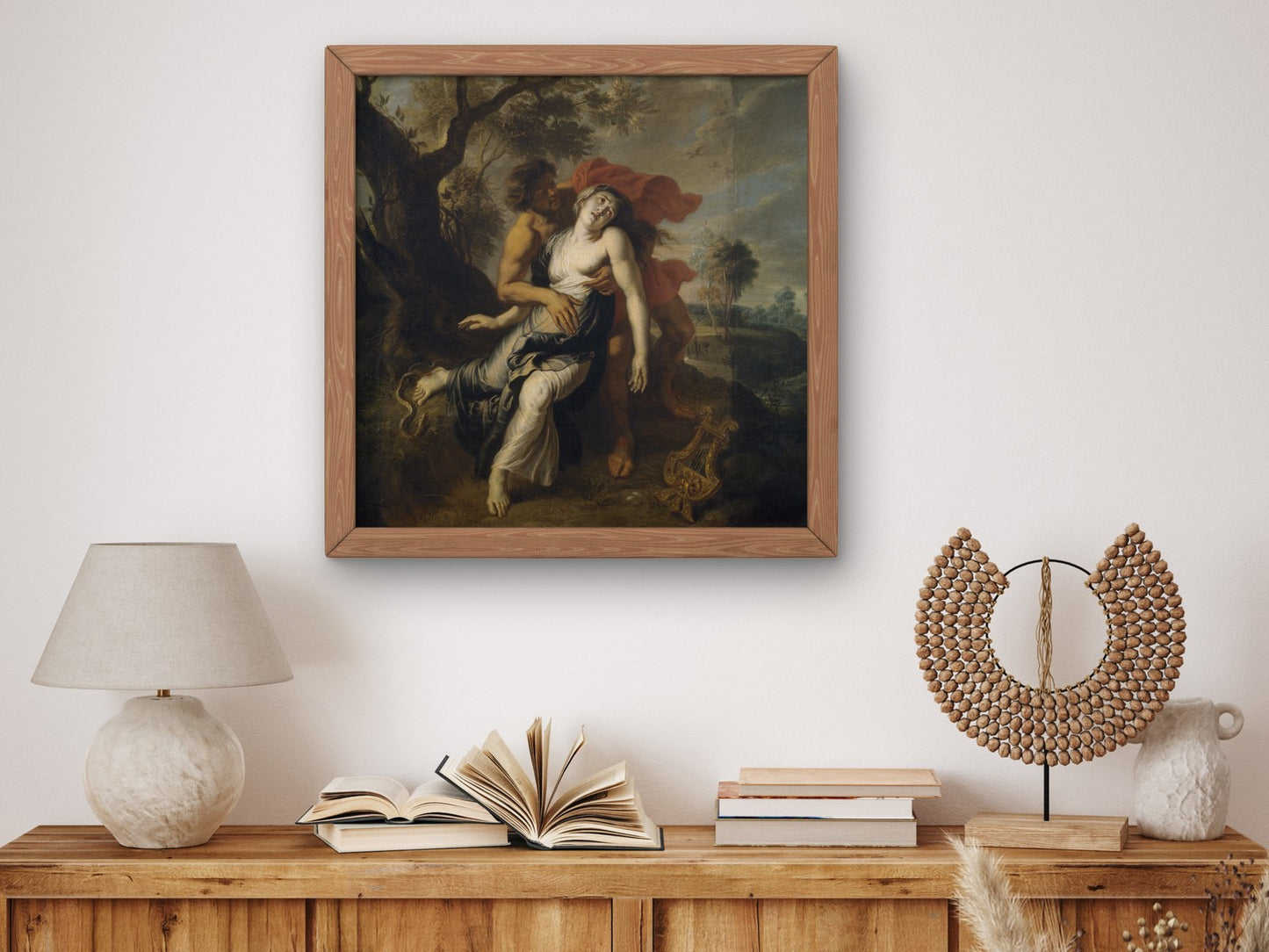 The Death of Eurydice by Erasmus Quellinus II 1630, Wall Art Print, Fine Art Reproduction, Museum Quality Decor, Poster