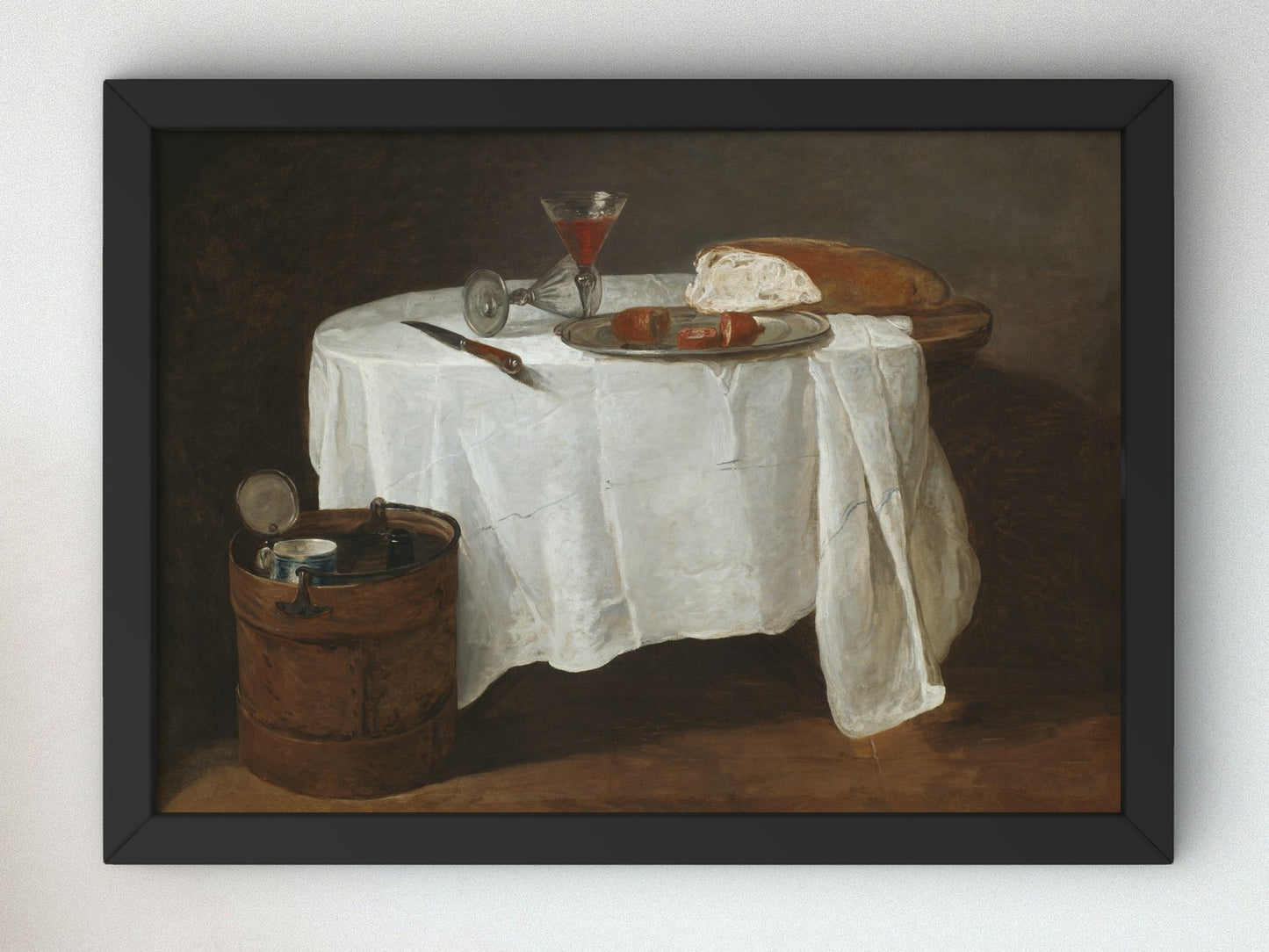 The White Tablecloth by Jean Siméon Chardin 1731, Wall Art Print, Fine Art Reproduction, Museum Quality Decor, Poster