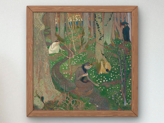 Avril, Les Anémones by Maurice Denis 1891, Wall Art Print, Fine Art Reproduction, Museum Quality Decor, Poster